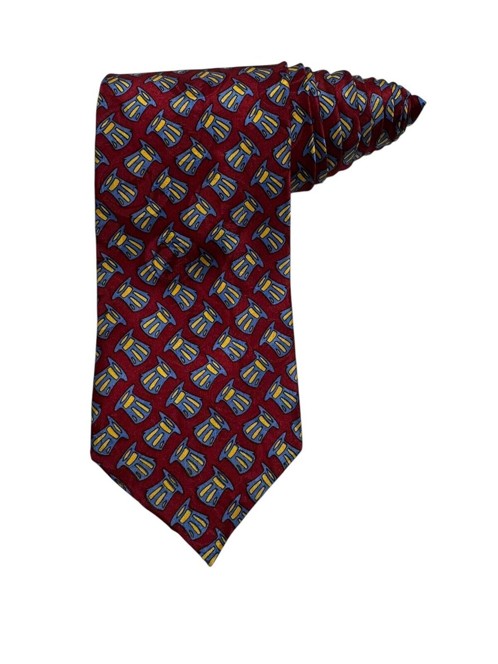 Grateful Dead Uncle Sam First Set Top Hats Vintage 1996 Necktie 100% Silk